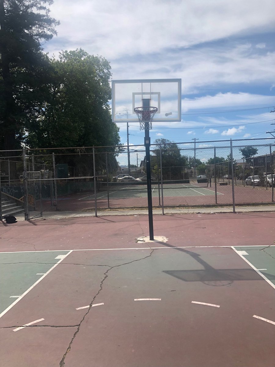 nimfromthaeast's tweet photo. So Look Bruh,
City Of Oakland Won’t Fix Our Courts. I Called 311 hella times, been waiting for almost half a year. We don't have lights, trashcans, smooth pavement, nor a second backboard/hoop. Can yall come through??
@warriors @1jordanbell @Money23Green @Loon_Rebel5 @_Alvo_ https://t.co/XpEXGf53MT