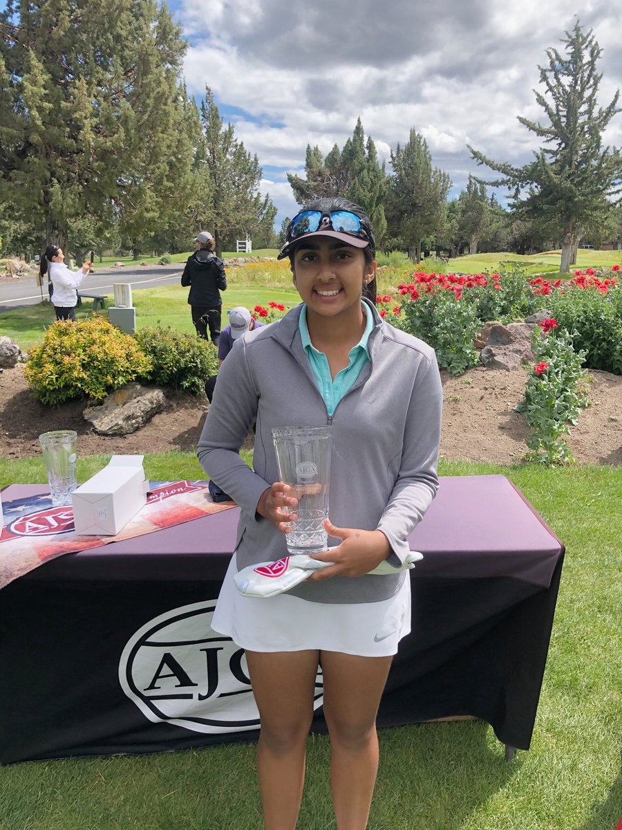 arora_angela1's tweet photo. T2 at the AJGA Eagle Crest Junior Championship! Thank you to @AJGAGolf for hosting a great event like always! #lowroundoftheday https://t.co/JqCfi51bsQ