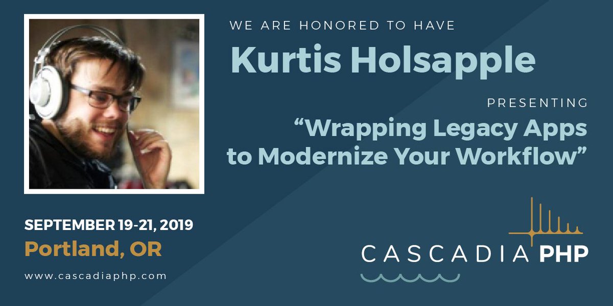CascadiaPHP's tweet image. Be sure to catch @lapubell at #CascadiaPHP2019