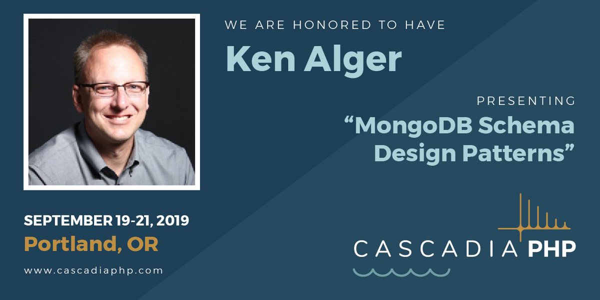 CascadiaPHP's tweet image. Another great talk coming up at #CascadiaPHP2019 by @kenwalger