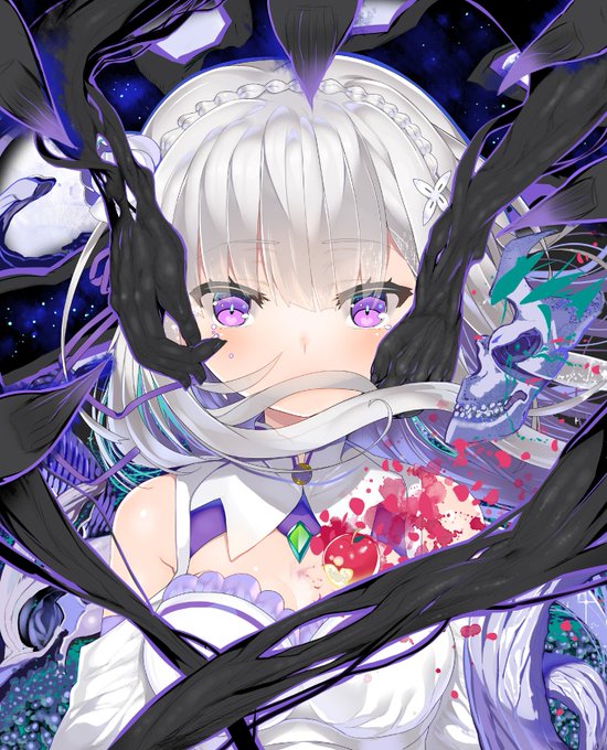 エミリア貼るー 