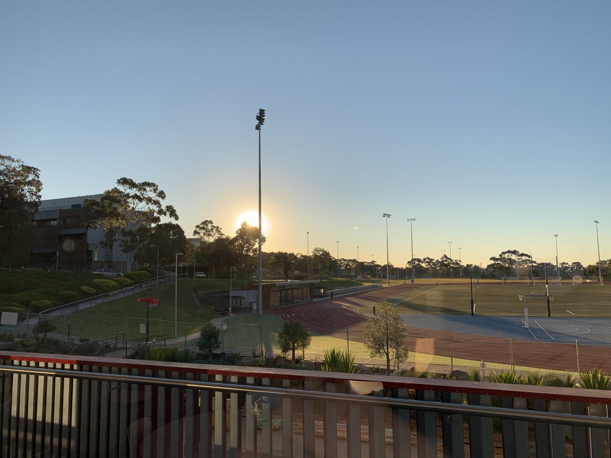 Beautiful morning to start my last day at <a href="/Deakin/">Deakin University</a> - I’ll miss the place (Waurn Ponds campus), the people, and the work. Feeling blessed to have had such a wonderful career, particularly the last 6 years in <a href="/DeakinMedicine/">Deakin Uni Medicine</a>.  Looking forward to the next stage of life in retirement.