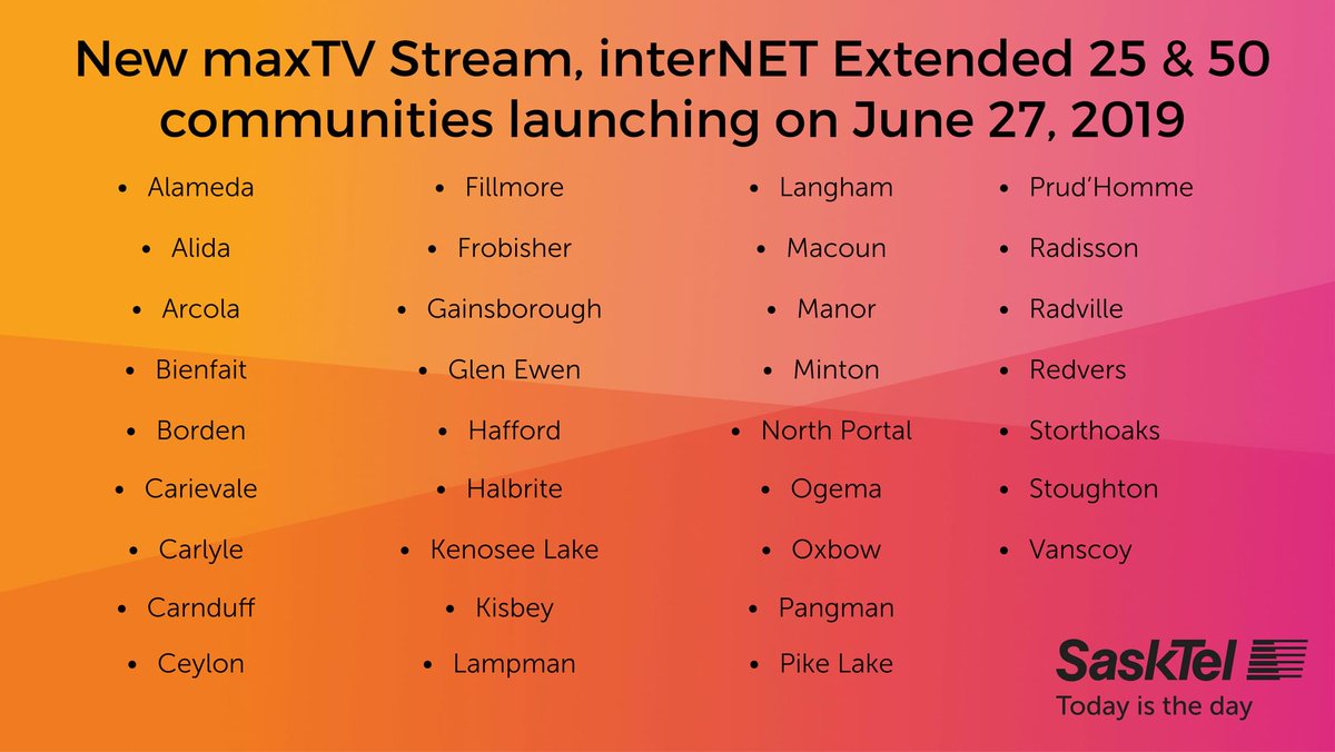 SaskTel's tweet photo. What's more fun and faster than @KSuperslides .....Nothing! But #maxTVStream 📺 &amp; #interNETExtended50 💻⚡️ are a close second 🥈 &amp; they're both now available at #KenoseeLake &amp; 3️⃣3️⃣ more #RuralSK communities.  #TodayIsTheDay
Info 👇 &amp; 👉 https://t.co/ZeuUmQp7pO https://t.co/7xhkHd7UE3