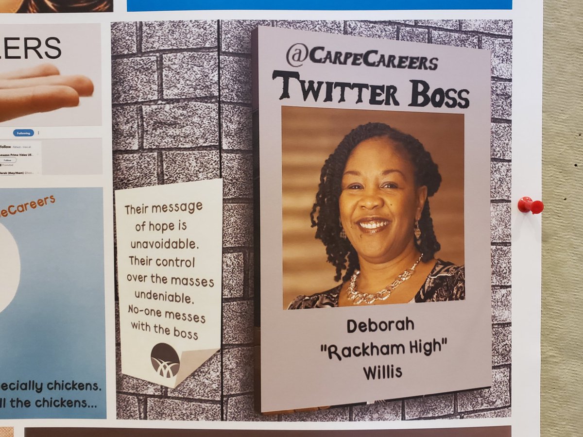 DebbieSWillis's tweet image. Best Poster 🙂. Joseph Barber is sooo creative! Have you liked @CarpeCareers??? Phenomenal resource. And don&apos;t mess with the Twitter Boss😂😂! @umichgradschool #GCC2019