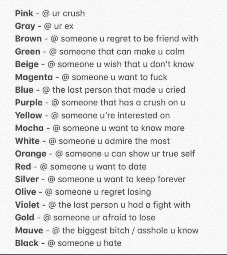 niiamu233's tweet photo. Like this and I’ll dm you a color, And then,you quote with your answer. https://t.co/T1jBJByTPj