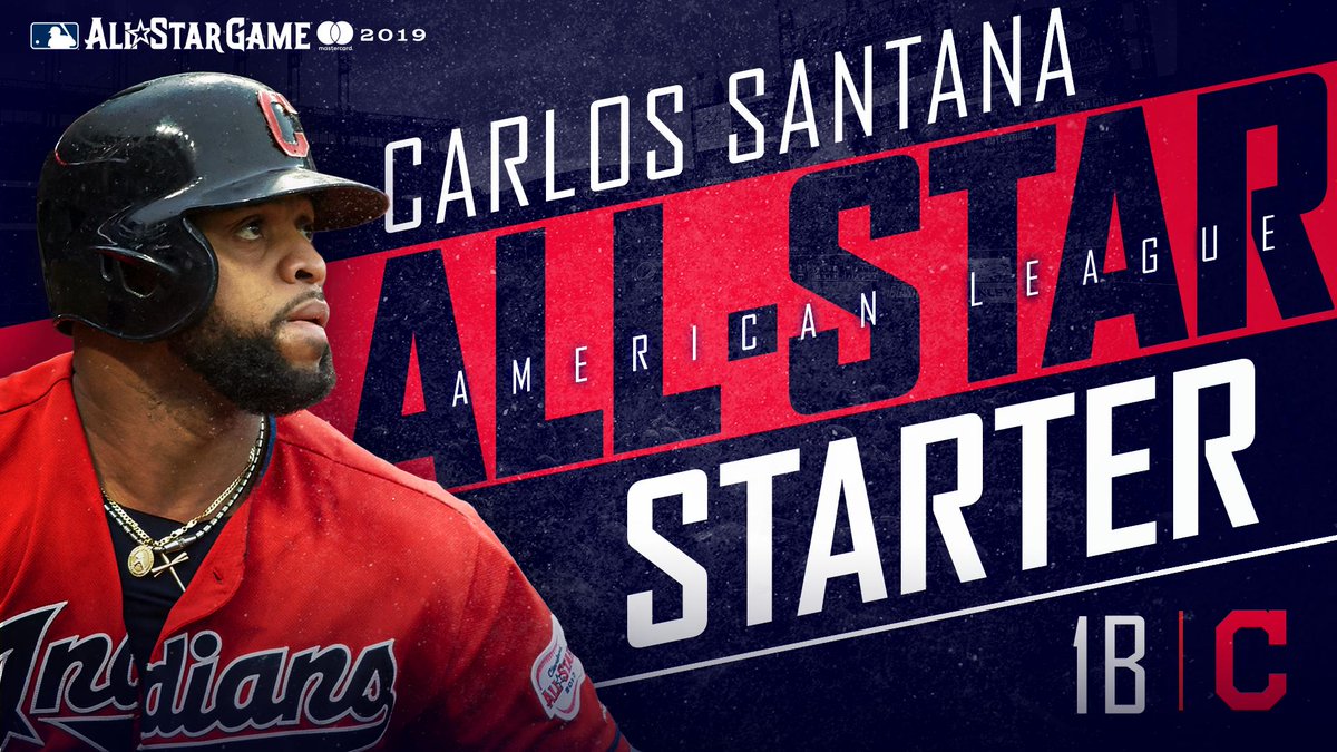 CleGuardians's tweet photo. WE DID IT, CLEVELAND!

The starting 1B for the American League All-Star team is Carlos Santana!

Project All-Starlos Slamtana is complete! ⭐️ https://t.co/36PRvGZUzt