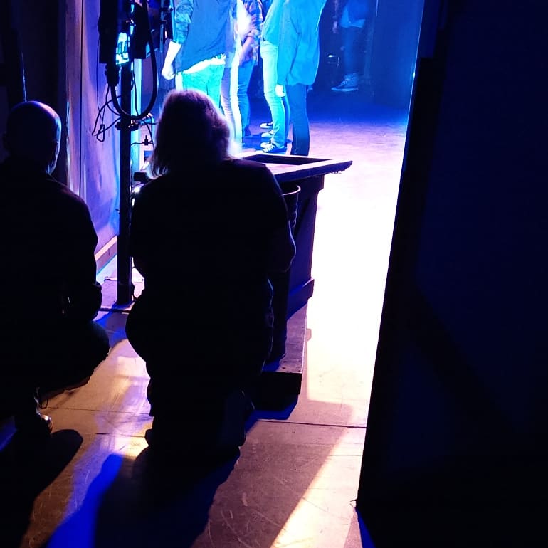 Nurseyjo's tweet photo. When you are having a crap day and would rather hide under the duvet than leave the house... Your friend lip syncs backstage to every word of 'Maria' but substitutes Jo-Anna for Maria... ๐ ๐๐ What a star! #WestSideStory #Friend #BackstageAntics #MusicalTheatre https://t.co/RTroNqKKST