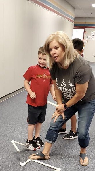 aggiegraham's tweet photo. Launching stomp rockets and programming bots. Another great year at SCOPE!! #myMISD #scope2019 https://t.co/ManDYqcO67