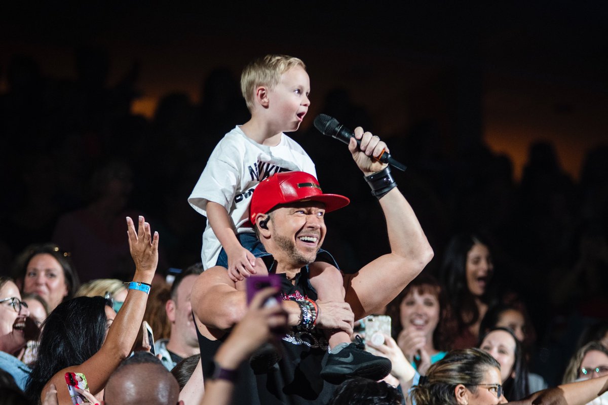 DonnieWahlberg's tweet photo. This young man!

Found out he was 5 years old!

He new the lyrics to Right Stuff.

Not hard to learn “oh oh oh oh oh”, but he knew “la la la la la la Tonight” — a bit trickier!

Then he knew Boys In Da Band?!
Even my ad-libs?!  👍🏼

Sign him up! 2nd Gen #BH #BoyWonder #Philly 🙌🏼💯 https://t.co/efUYJdxjUT