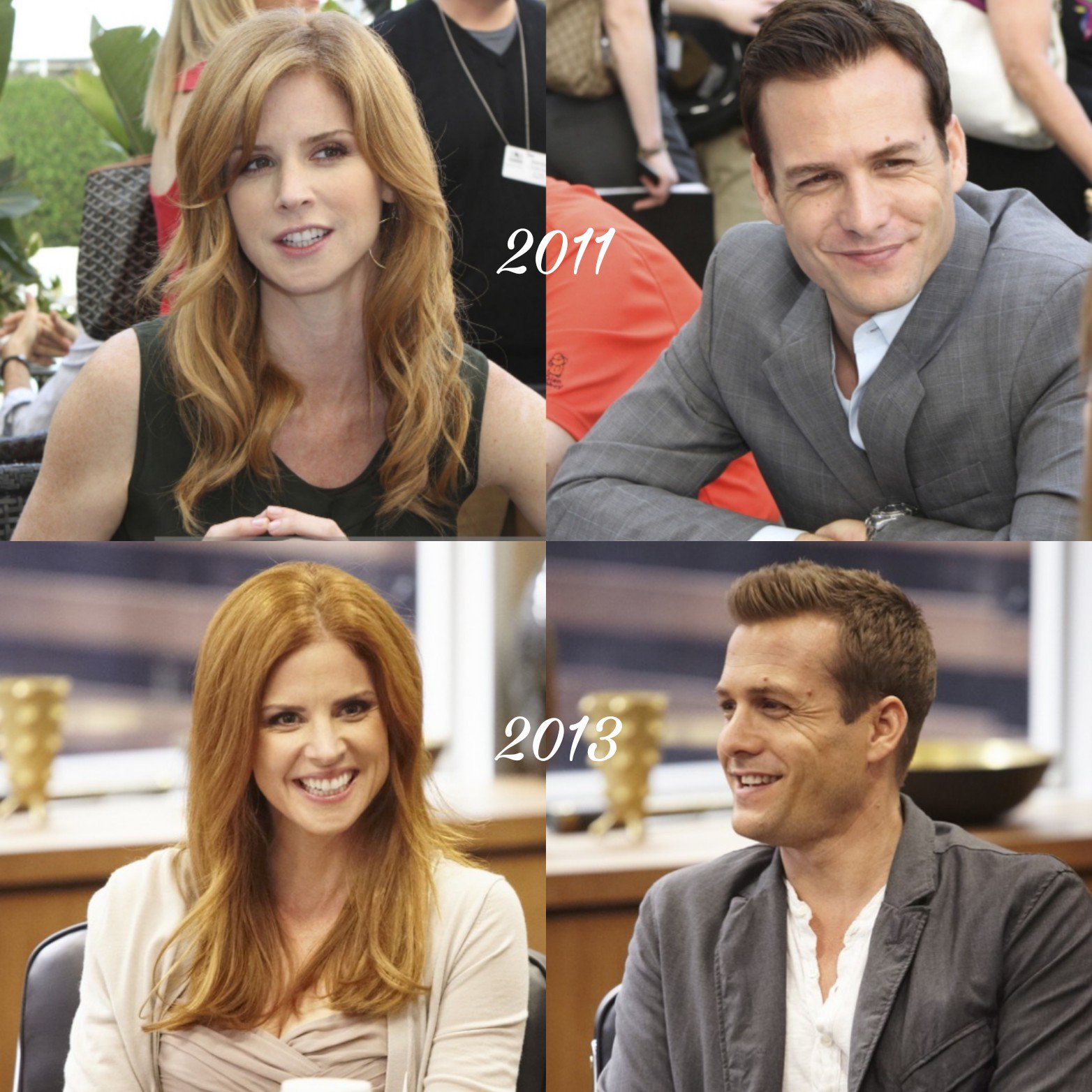 Alex Gabriel Macht And Sarah Rafferty Through The Years Everybody Say Yeah Oh Yeah Darvey Suitsmonth T Co Eupjxlrzeg Twitter