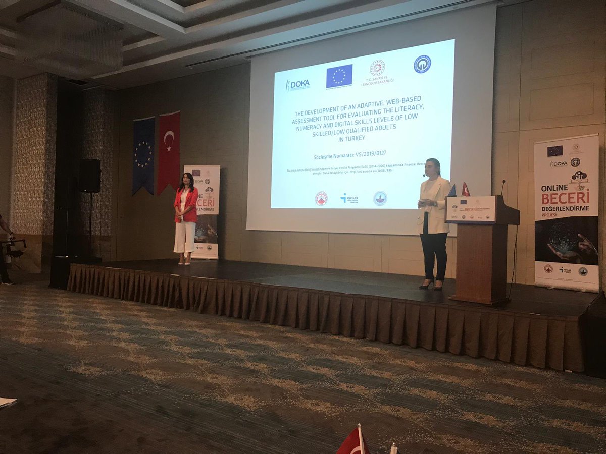 Proje açılış toplantımızı yaptık / We held our project opening meeting #EaSI #UpskillingPathways #UpskillingPathwaysTurkey #OnlineSkillAssessment #skillassessment #EU @BeceriEasi @AjansDoka @EU_Social