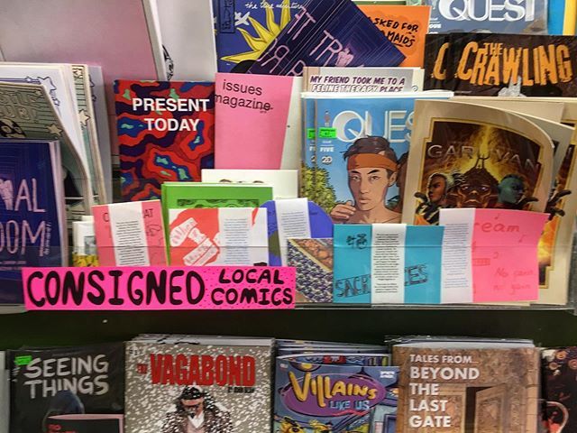 voidgallery's tweet image. Excited that some of the zines we printed with newcomers through @saskopendoor and Global Gathering Place are now being carried @thebeguiling #iwentintothevoid ift.tt/2JgThye