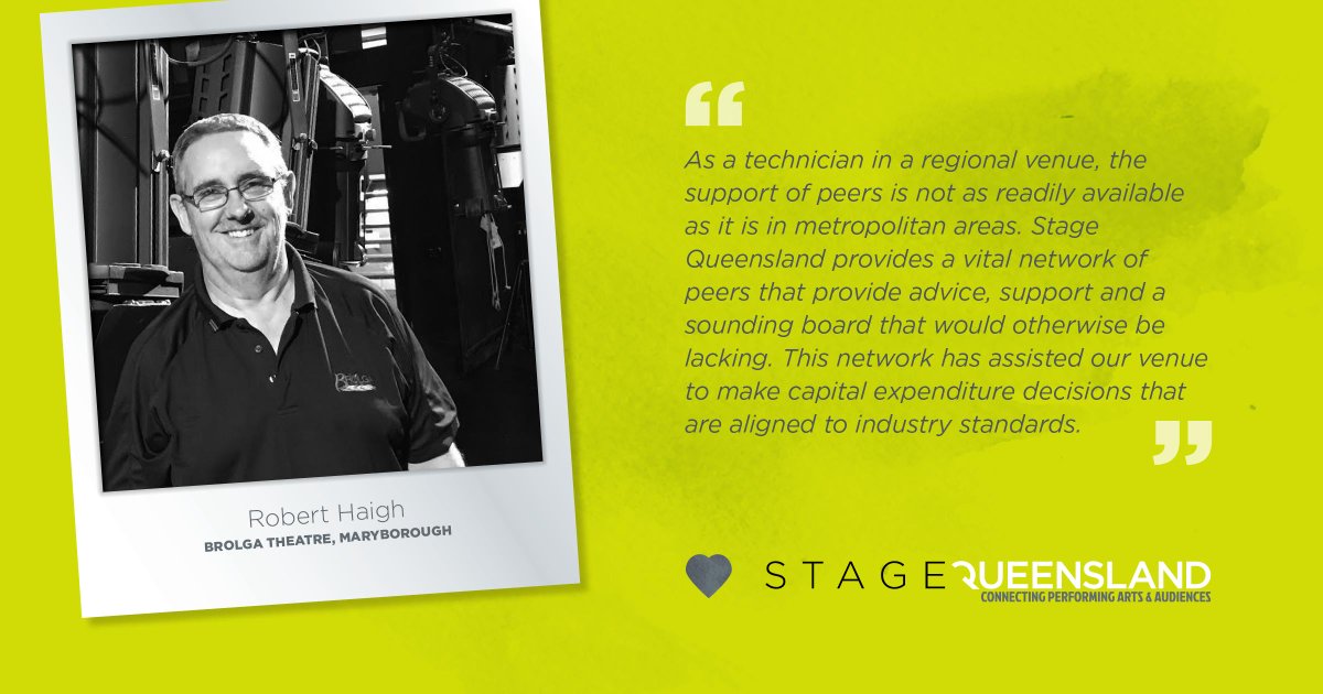 This is what Stage Queensland means to our members! Help us continue our work supporting and growing Queensland venues and theatres. Any contribution, big or small, will make a difference. givenow.com.au/stagequeenslan…