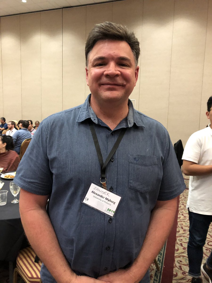 nisabel1's tweet photo. Congratulations to the Forest Biotechnologist of the Year @zandermyburg ! 🎈🎈#treebiotech2019 https://t.co/Cy2hMw4QOx