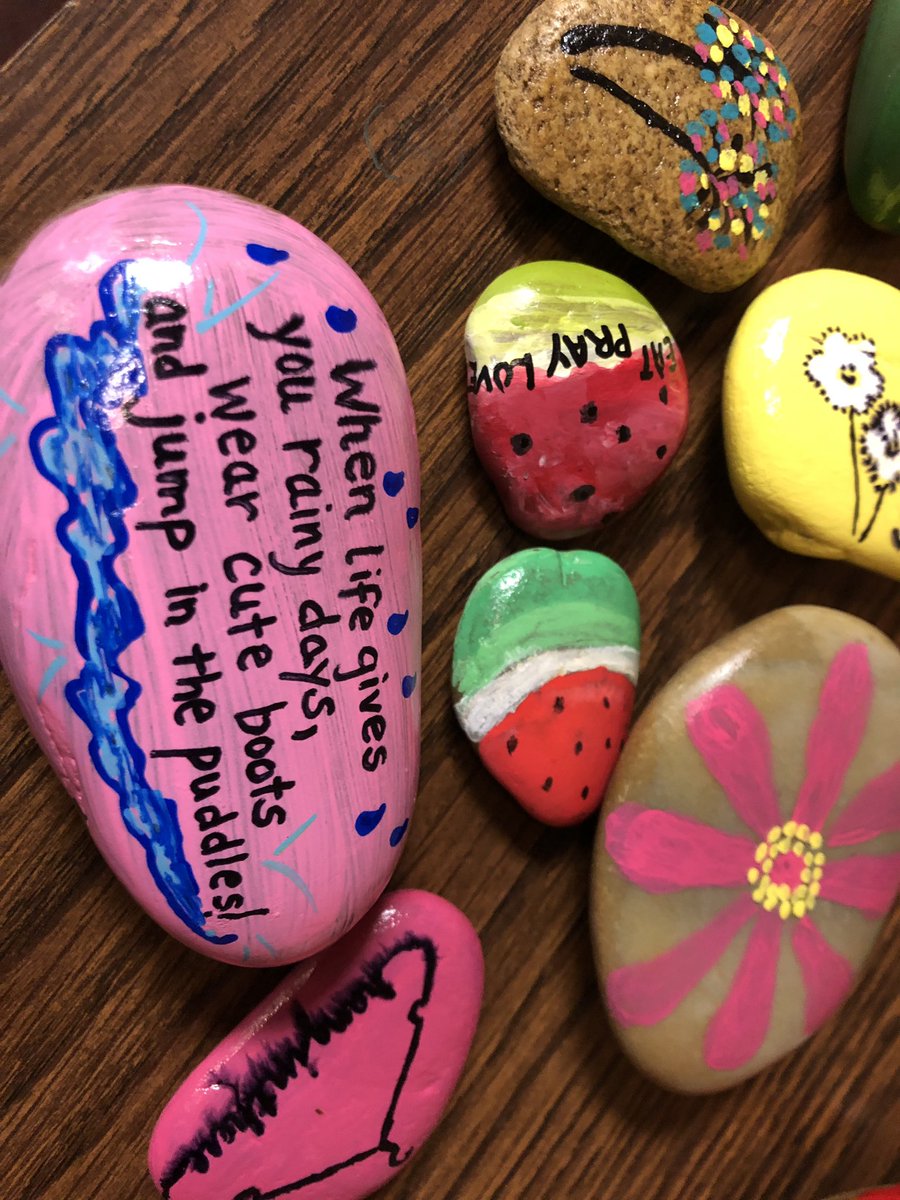 peggy_kopp's tweet image. Rock painting party at the Ranger- benefiting the cancer coalition #rocksolidsupport #thriventactionteams