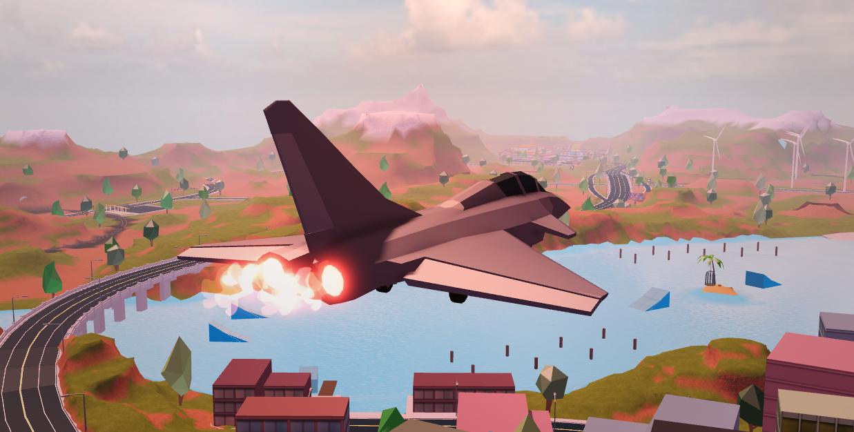 Badimo Jailbreak On Twitter More Jailbreak Update News Stunt Plane Not Your Style Hop Inside A Fighter Jet Equipped With Missiles And Some Super Fast Jet Engines Patrol - roblox fighter plane model