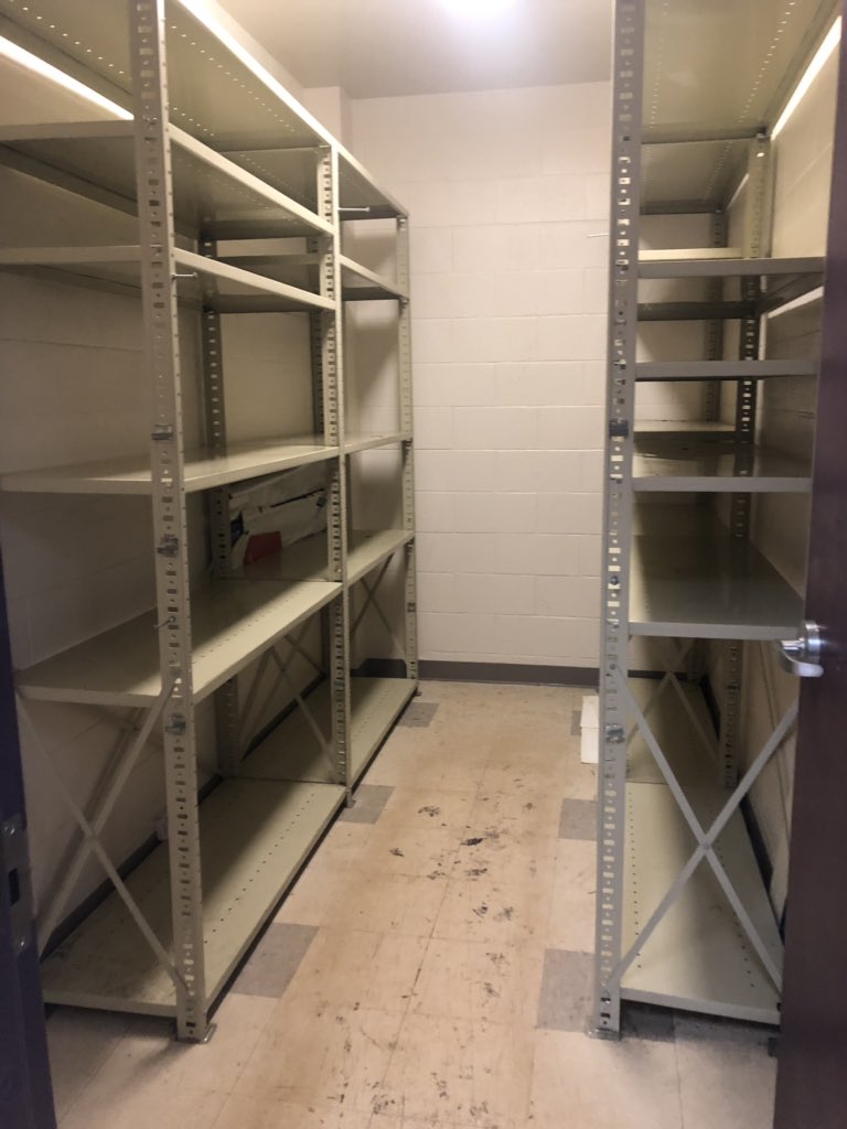 thank you to all the past &amp; present Hurricane members , from the last FOUR YEARS, who spent their day cleaning and organizing our media room! Day one is complete!! Below is a before picture , then 3 “in-progress” pics! Next week we will be REMODELING!!!