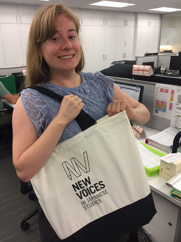 NVJSjournal's tweet photo. More news!! Almost forgot to mention, we now have *limited edition* NVJS tote bags! (Kindly modelled by #NVJS10 author @shanshan310)
If you've published with us, or edited or reviewed for us, we'd love you to have one! We'll have a stash at #JSAA2019 🎁
https://t.co/KHYdh16Aop https://t.co/XK4cMTu9Gn