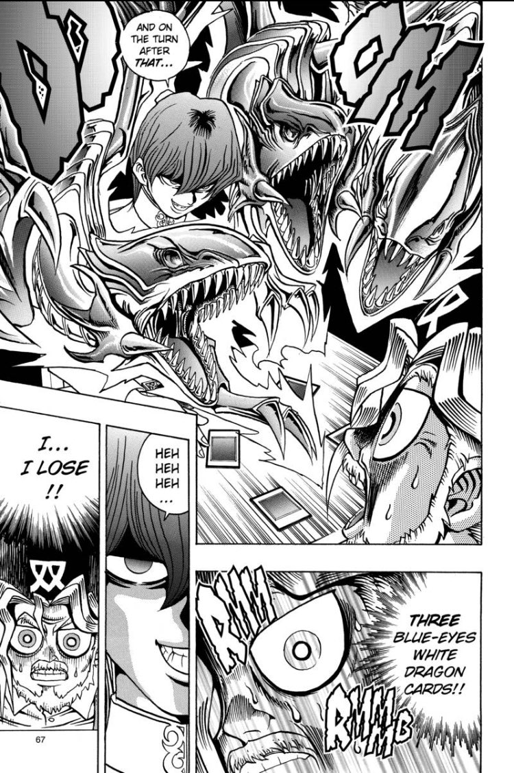 Really just wanted to make note of how Kaiba caused someone to commit suicide. Over a trading card.