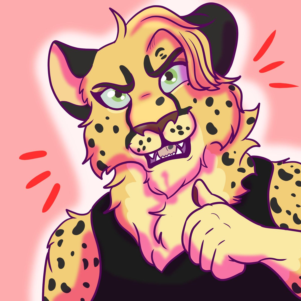 "Come and fight me! Six silver says you get your ass kicked!!"

#furry #furryart #fursona #furryfandom #dnd #dndart #tabaxi #dungeonsanddragons

Get early access to my content and a sticker in your mail every month on Patreon!

patreon.com/nikarts