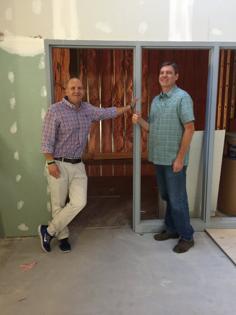 DougKuhlmann's tweet photo. There are so many new classrooms, offices, & rooms being built @LutheranCougars as part of the #ReachUpInOut expansion project.
I am excited to have a new Board Room, right off of the Commons for events this year!
Construction continues on schedule!
#DrErnstmeyerIsReallyTall https://t.co/gsk4MNR3Ps