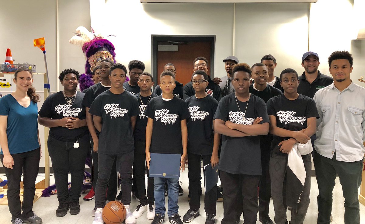 arnelcosey's tweet photo. Closing ceremony for Inspiration to Innovation, an African American Male STEM summer camp  @delgadocc, in partnership with @Chevron, @100BlackMenNOLA, and @headsilverback. So inspired by these young men - our future leaders https://t.co/PbMnoIetx1
