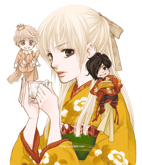 「桜の花の紅茶王子」2012-2018/白泉社/山田南平
#kimono 