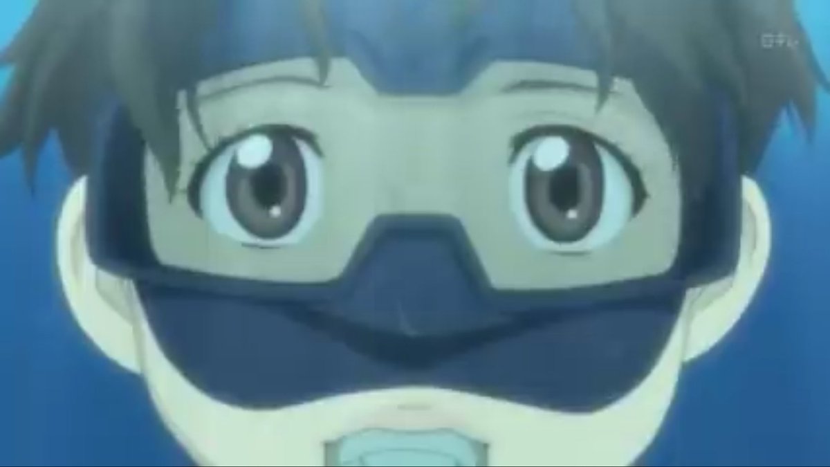 アニス בטוויטר スカイガールズ の第1話より 桜野音羽のダイビングシーンです