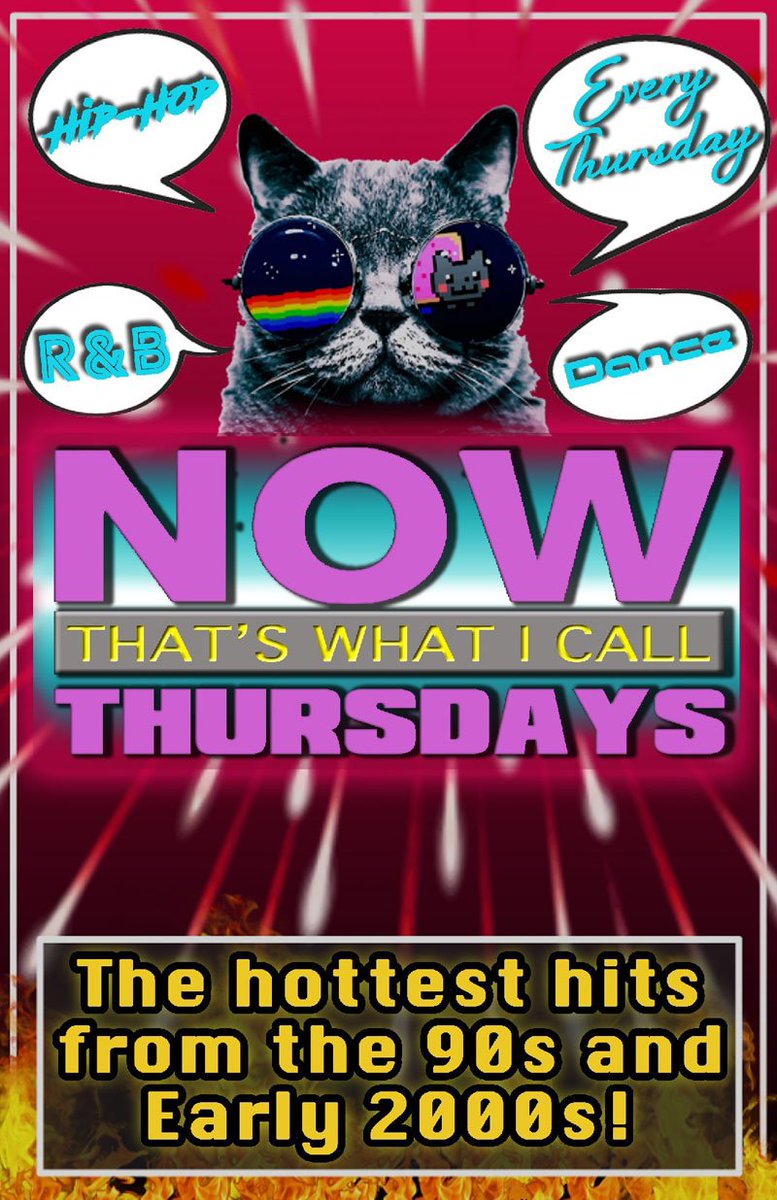 Join us tonight for our new Thursday Night party featuring the hottest hits from the 80's, 90's and early