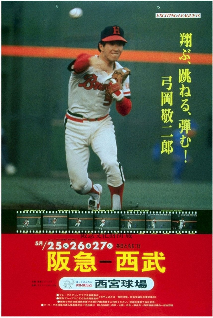 ☆阪急・No.5弓岡敬二郎さん 直筆サインボール　阪急ブレーブス ☆阪急・No.5弓岡敬二郎さん 直筆サインボール 阪急ブレーブス