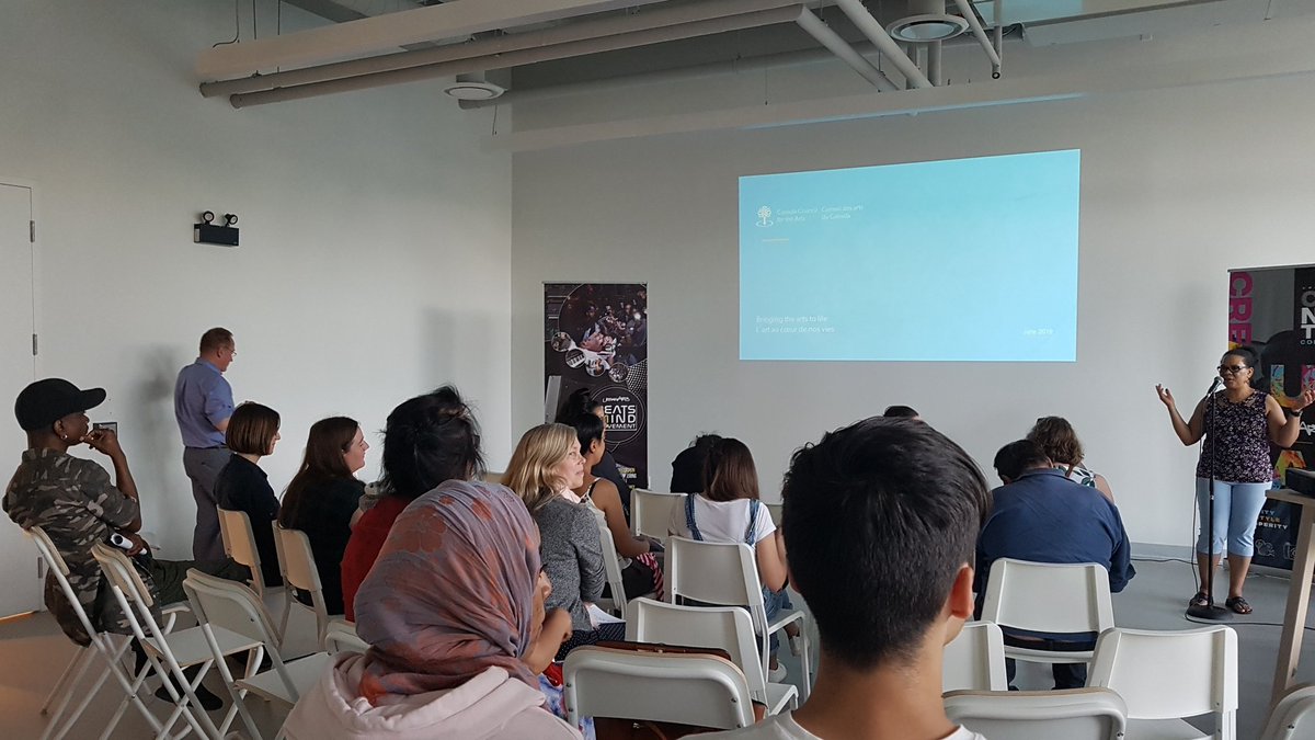 We had a @CanadaCouncil info session at Artscape Weston Common thanks to our hosts @UrbanArtsTO 
#artgrants #canadacouncil #artfunding