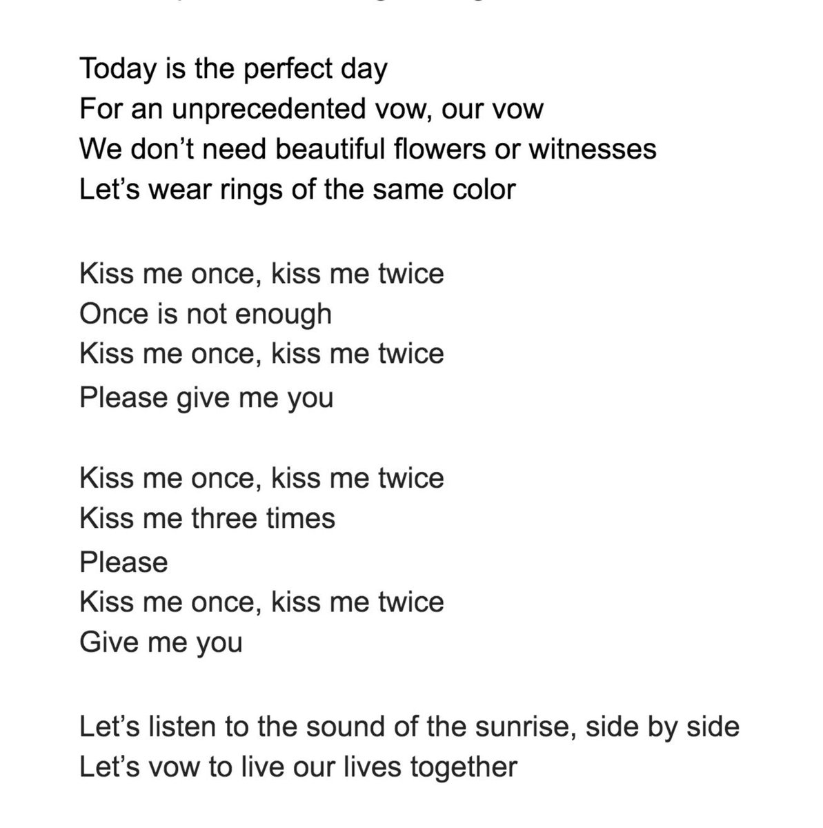 琳 Transcript Of Chikai Don T Think Twice S Lyrics From Utada S Official English Translation On Netflix