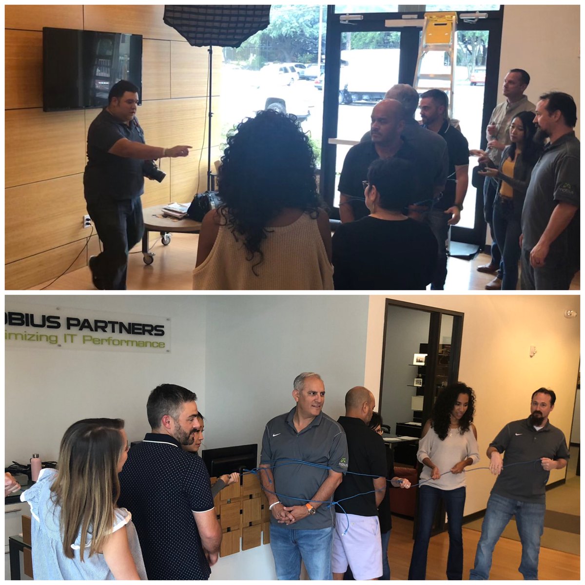 MobiusPartners's tweet photo. We had fun at our @SABizJournal Best Places to Work photo shoot. Looking forward to the #BPTW lunch next month! i https://t.co/T0vfSwbJ6V