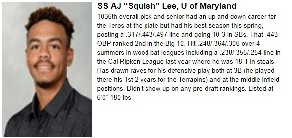 DellaTora's tweet image. More thumbnails on @astros signees with 34th rounder Squish Lee @AJ_Lee02 next up. He and @MartyCostes (2018's 22nd round pick) were teammates at U of Maryland. Off to a nice start with the V-Cats in the NY-Penn League. #Astros #MLBDraft2019 @TerpsBaseball