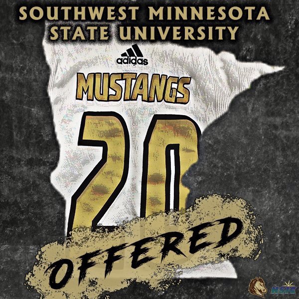 geissler_24's tweet photo. Excited to have received an offer from Southwest Minnesota State University! Thank you @CoachHillerSMSU and the staff for this opportunity! https://t.co/xzWy7Gv4i0