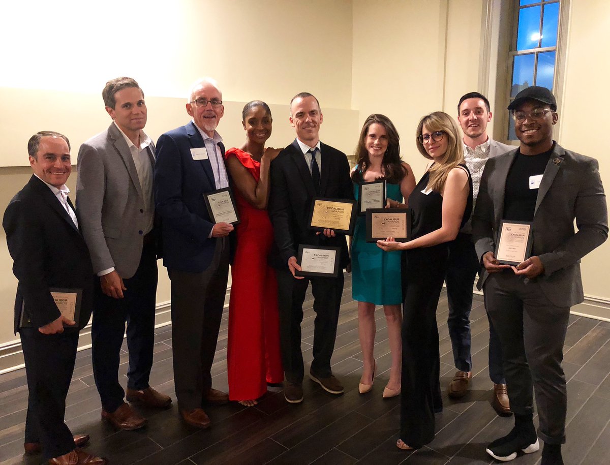 martingroupco's tweet photo. Congrats to the entire Martin Davison Public Relations team for winning 9 PRSA Excalibur Awards tonight! The team won awards in the gold, silver, and bronze categories. Congrats to everyone for #30yearsofexcals https://t.co/m1Xy3X6NLc