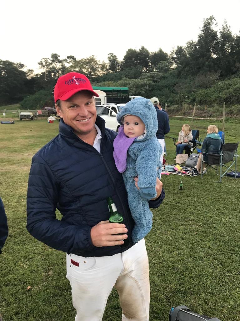 My boy Jack getting a feel of polo vibe