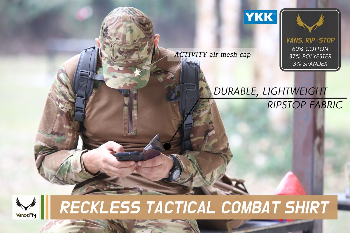 Vancefly1's tweet photo. Perfect #RIPSTOP fabric guarantees effective sweat absorbing and smooth ventilation. It is itself #lightweight, #durable and #functional with multi-pad on shoulder, customizable #Velcro and zipper pockets. Check it out right now on our website;)
#vancefly #military #tactical #pmc https://t.co/kttp3qtRpq