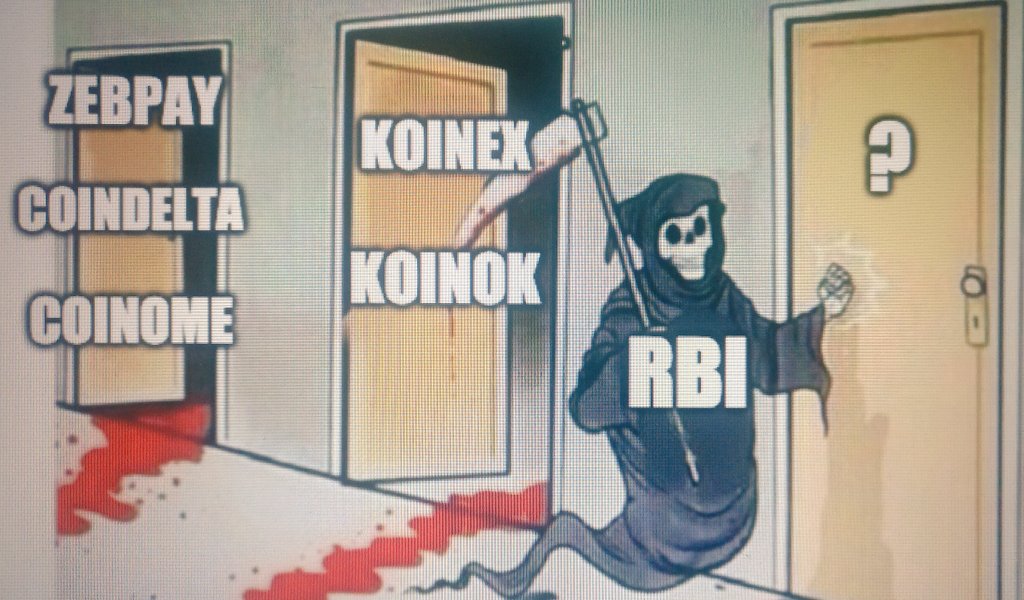 Didn't take long to find the next victim. Another Indian Crypto exchange goes down

#KoinOK announces closure of all operations

Zebpay     🚫 in Sept '18
Coindelta 🚫 in April '19
Coinome  🚫 in May '19
Koinex      🚫 in June'19
KoinOK     🚫 in June'19

9 Months, 5 Exchanges 🚫