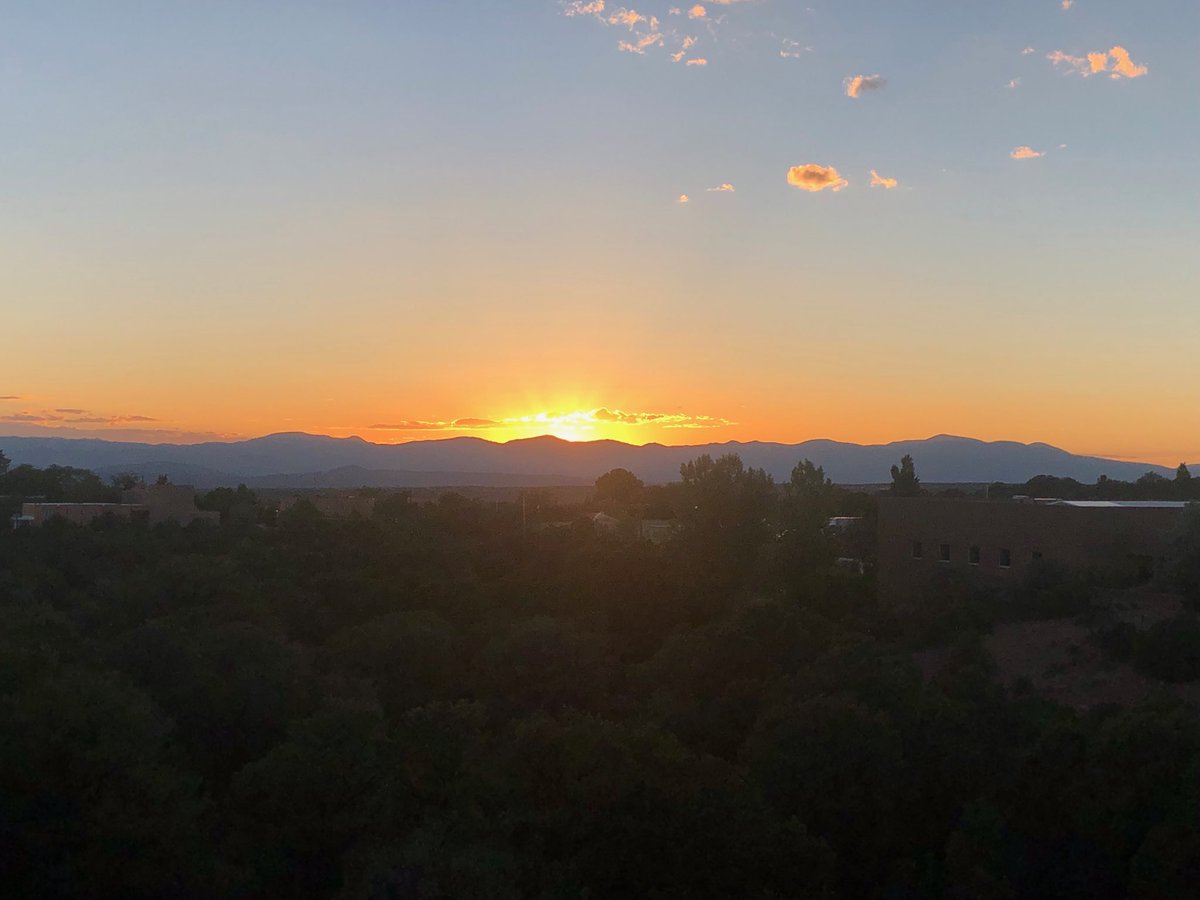 Sunsets over Santa Fe are the best