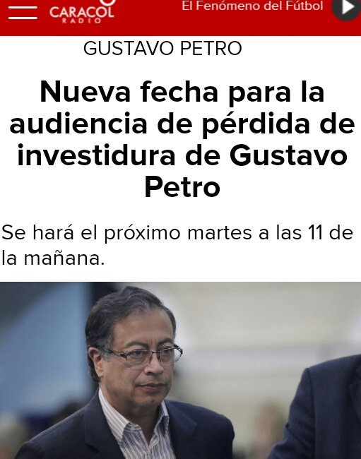 bettycriticona's tweet photo. 🔵 NUEVA FECHA:
☞ 2 de julio 2019
Lugar: Consejo de Estado
Audiencia: Pérdida de investidura contra Petro por violación art. 122 de la Constitución (causó al Estado grave detrimento patrimonial cuando fue Alcalde).
🔵 PREGUNTA
¿Deben quitarle a Petro la investidura?
🔵 SÍ : RT https://t.co/gL7navi1tx