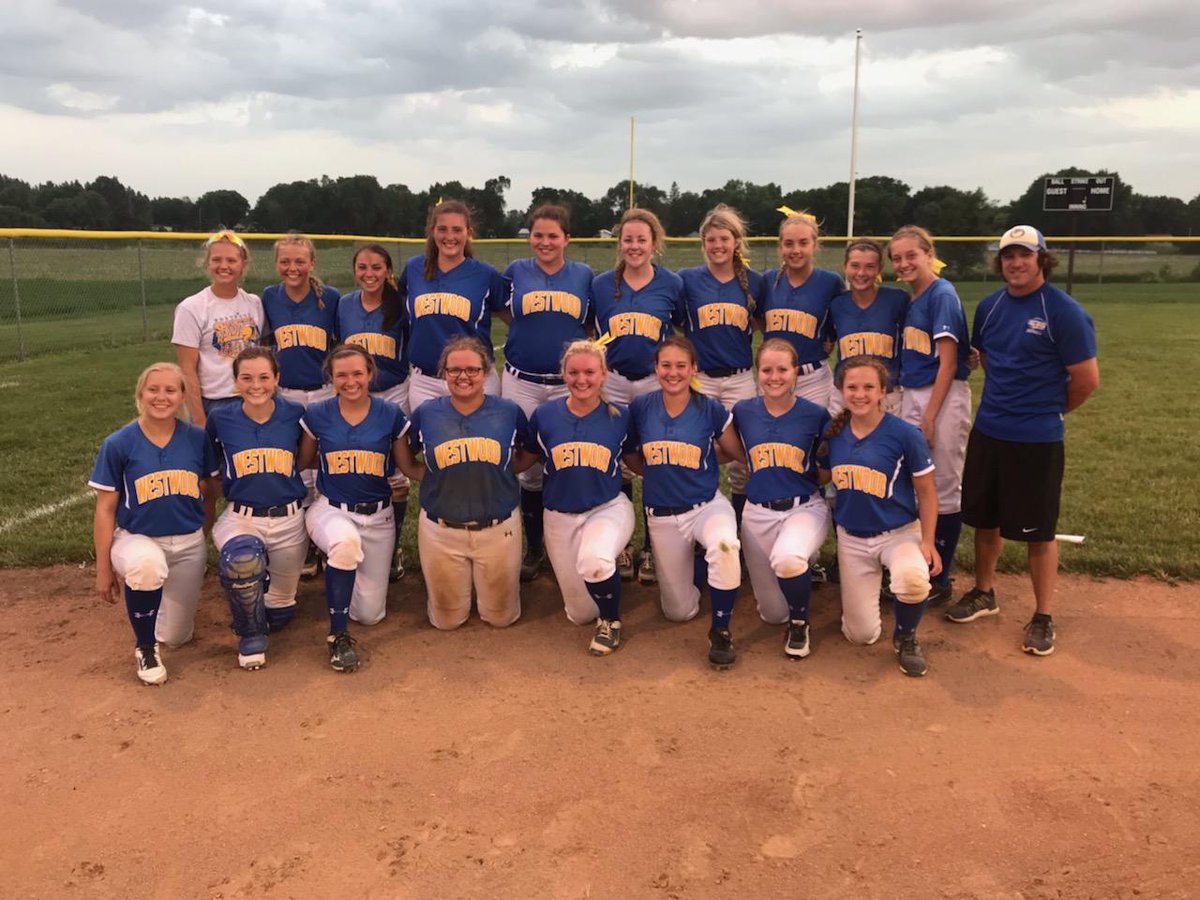 Congrats <a href="/WCSDRebels/">Westwood Schools</a> Softball on adding a WVC Tournament Championship bar. #iahssb <a href="/CDeRoin/">Carley Steinhoff</a> <a href="/BayleeKenna/">Baylee Thompson</a>