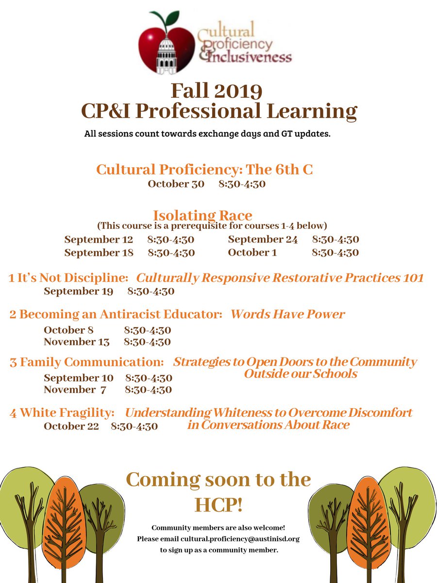 #AISDEquity Mark your calendars, learn with us! #RPAustinISD ⁦@AISDSupt⁩ ⁦@elisajoan⁩ ⁦@courageousdove⁩ ⁦@MayorAdler⁩⁩⁩ ⁦⁦@utexascoe⁩ @AlinaPruitt  ⁦@Mr_EasyLee @MrIkeRamos @MexStep @rapidric