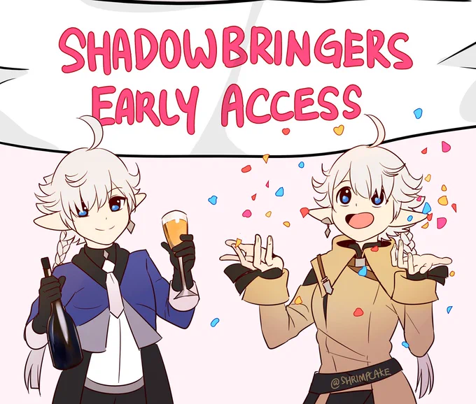 Here's to a smooth Shadowbringers launch in a few hours!!! ?? #FFXIV 