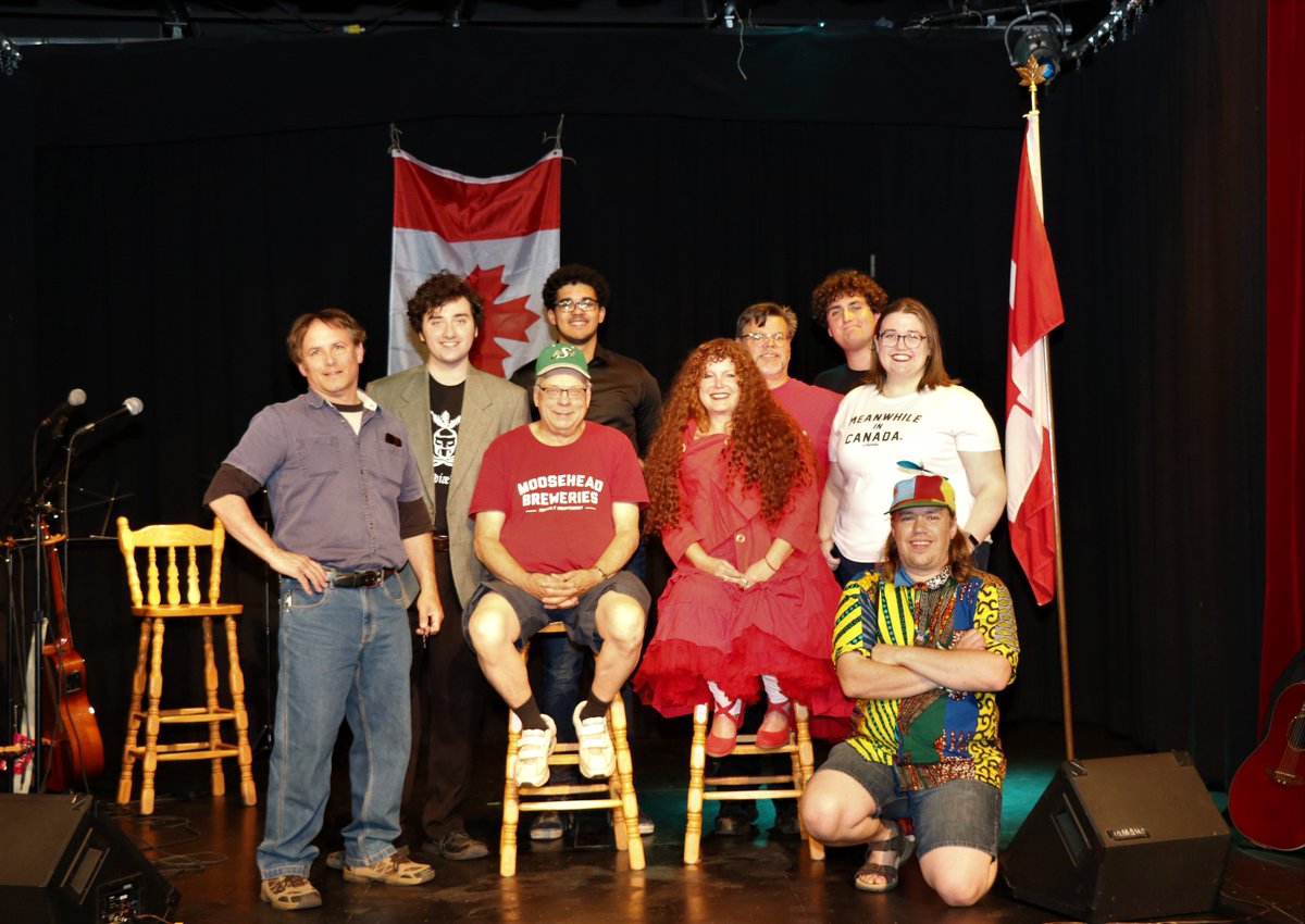 MediaevalP's tweet image. Here’s a cast photo from #CanadianLegends, performed last Saturday at the #Actontownhallcentre. A big thank you to all the amazing acts and to the wonderful audience who sang along through all the songs - what an amazing community we have!
