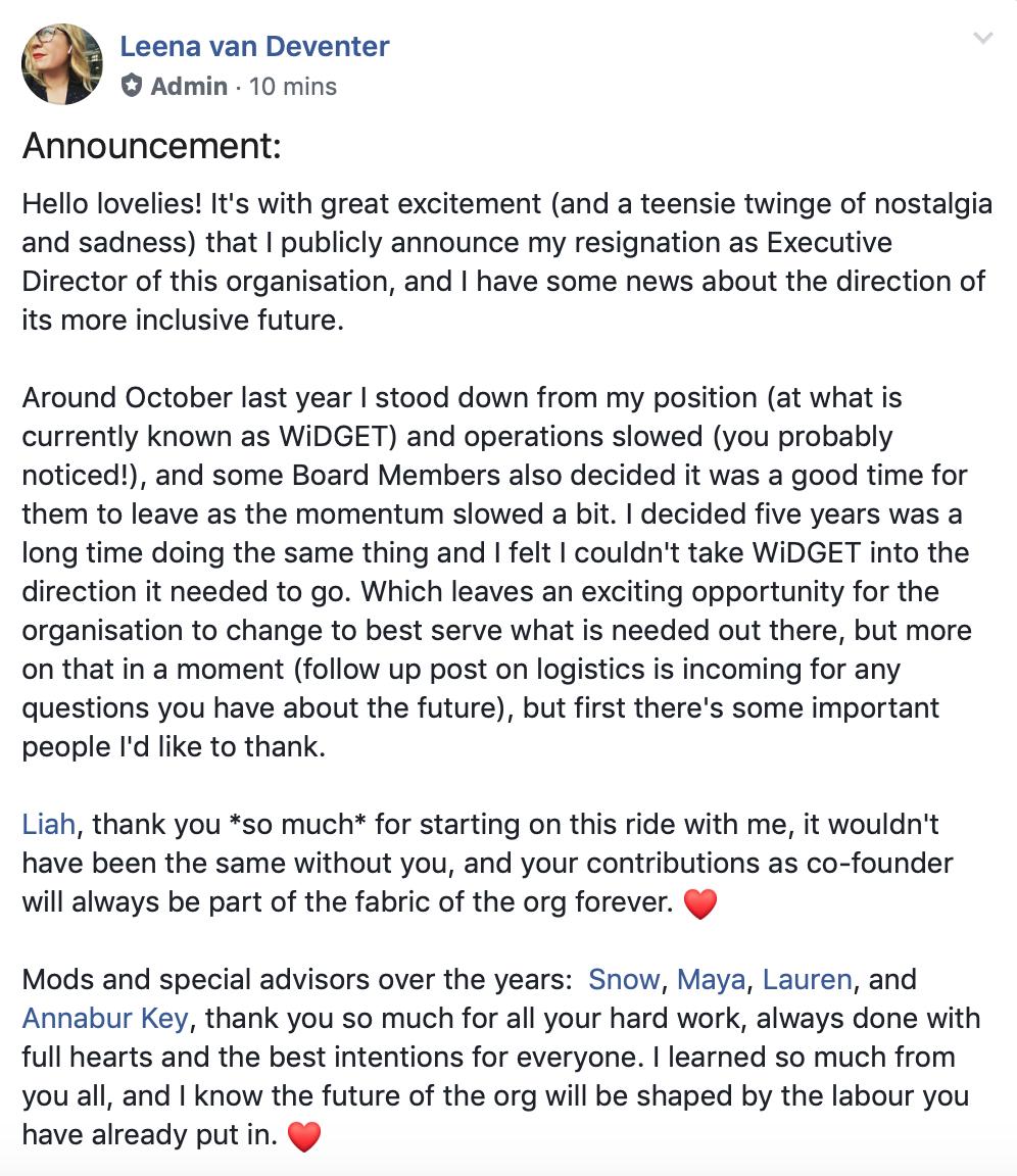 makingspacecoop's tweet photo. Announcement from our Executive Director on our exciting new direction: https://t.co/iTHNsEW0Ut