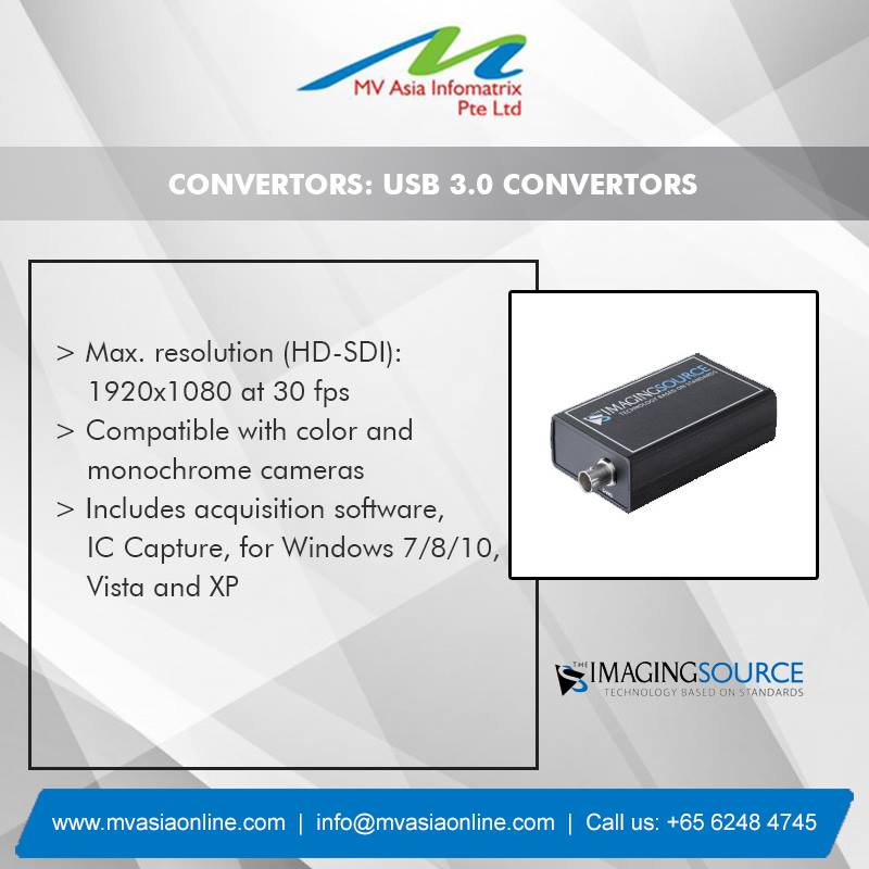 mvasiasingapore's tweet image. #ImagingSource #MVRPL
CONVERTORS: USB 3.0 CONVERTORS
Know More - ow.ly/7J7E30mqsRQ

Visit: mvasiaonline.com | Call: +65 6248 4745 | Email At : info@mvasiaonline.com