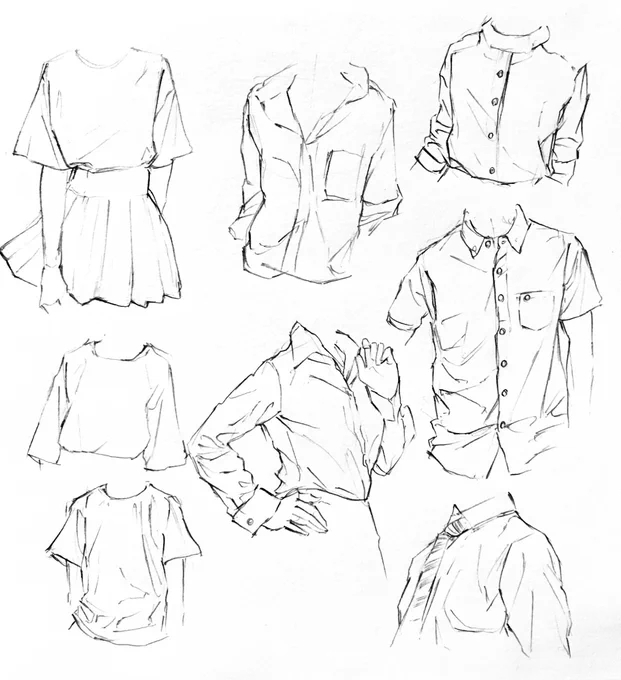 練習

服のシワって難しいですよね 