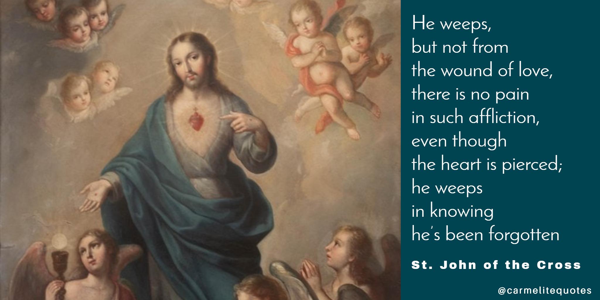 Carmelite Quotes On Twitter: "Read More Of St. John Of The Cross's Poem About The Young Shepherd Https://T.co/Tgis0Rfgf6 @Ocdcuria #Sacredheart #Jesus Https://T.co/Wg12Jqdzr4" / Twitter