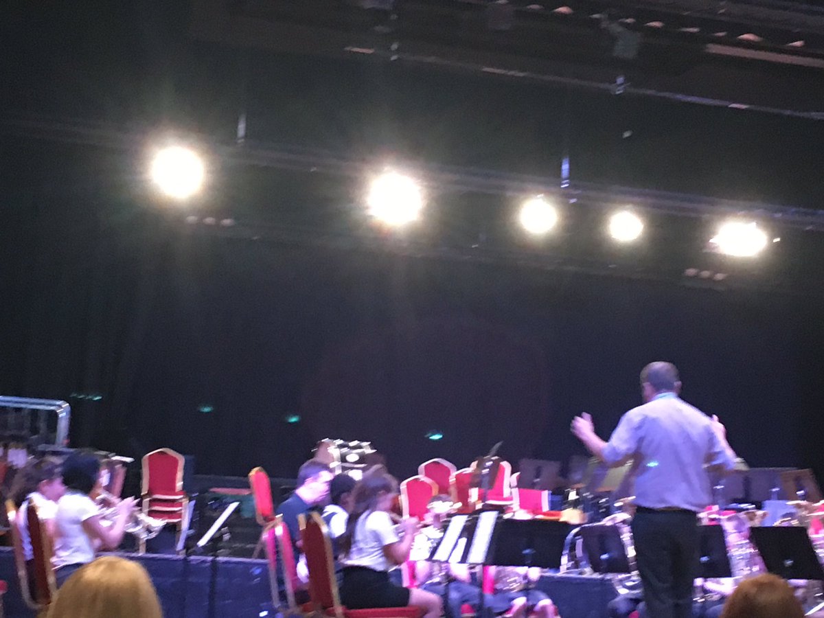 StHughsCE's tweet photo. Our lovely school band live on stage https://t.co/K6e3kFUNRh